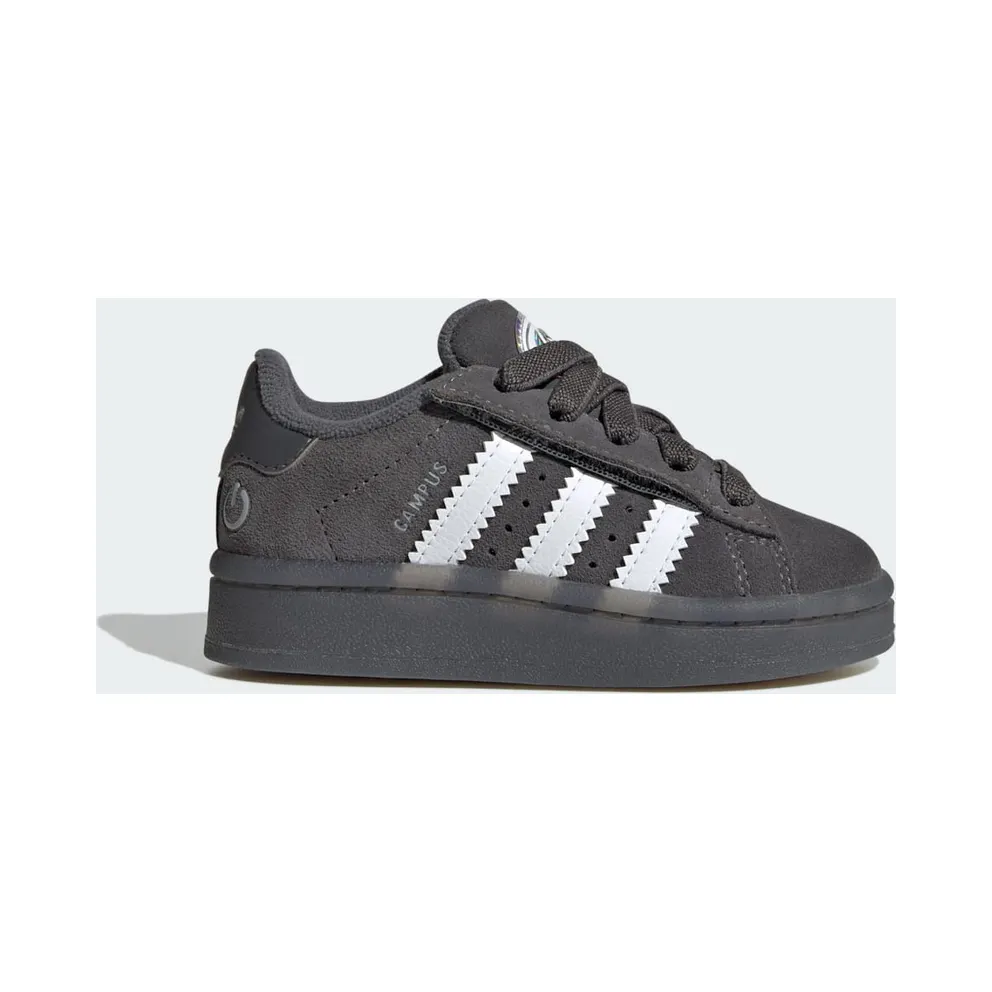 Adidas Campus 00s Led Lights Comfort Closure Elastic Lace Kids Grey Five / Cloud White / Grey Two (JS1284)