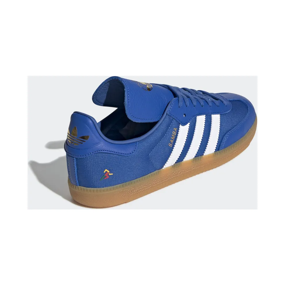 adidas Samba OG Oyster Holdings Blue Blue/Cloud White/Gold Metallic (F35093)