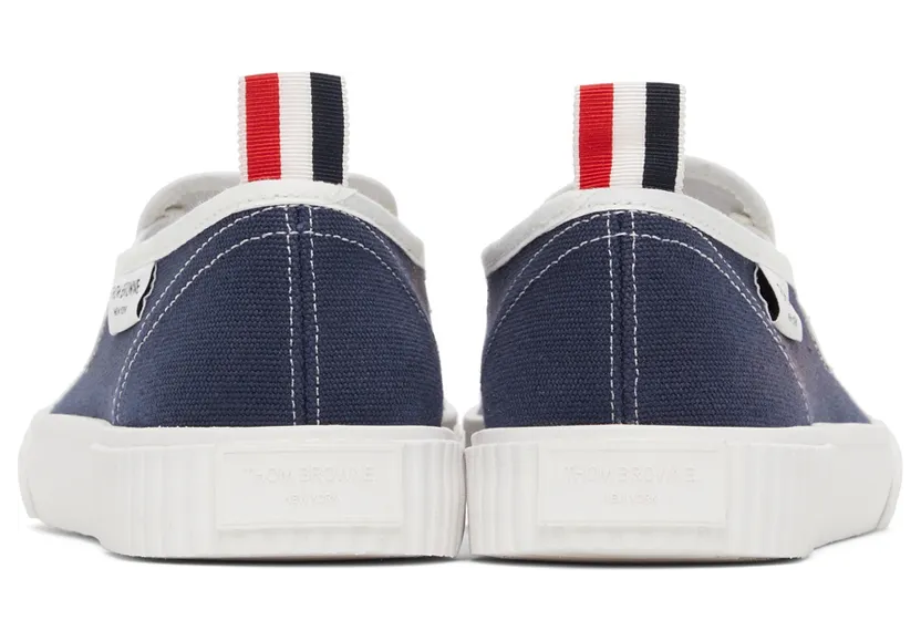 Thom Browne White Slip-On Heritage Sneakers (MFL064A-01588) (4)