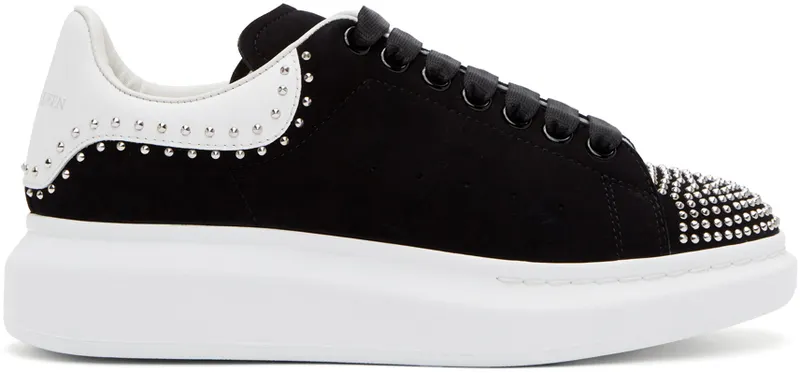 Alexander McQueen Suede Studded Oversized “Black” (634322WHV6Z1071)
