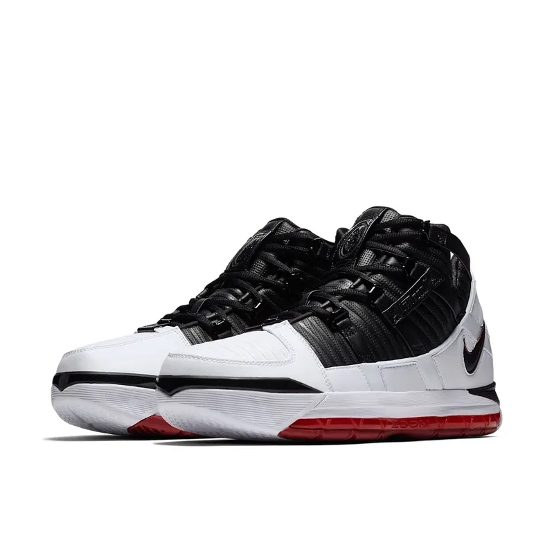 Nike LeBron 3 Home (2019) White/Black-Varsity Crimson (AO2434-101)