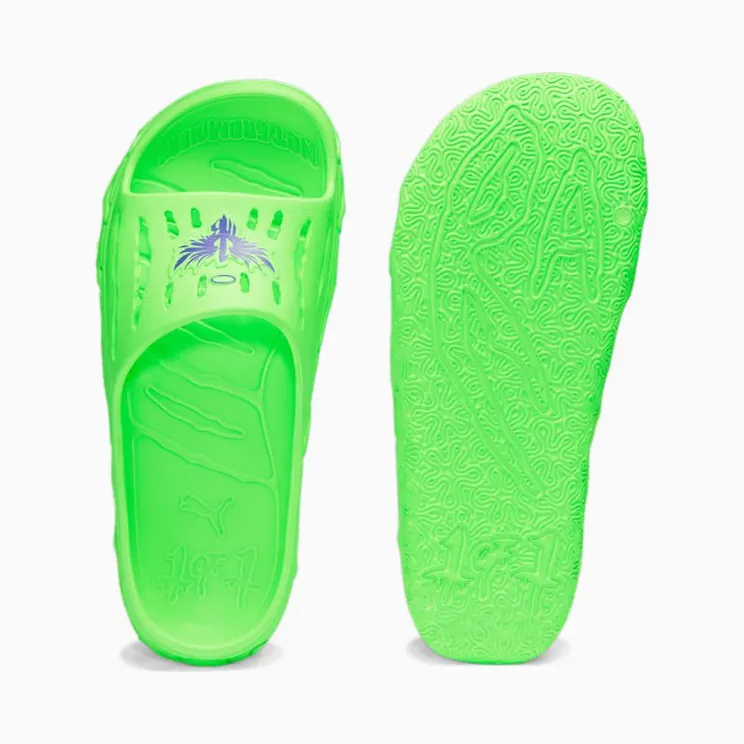 Puma LaMelo Ball MB.03 Slide Green Gecko (394223-01)