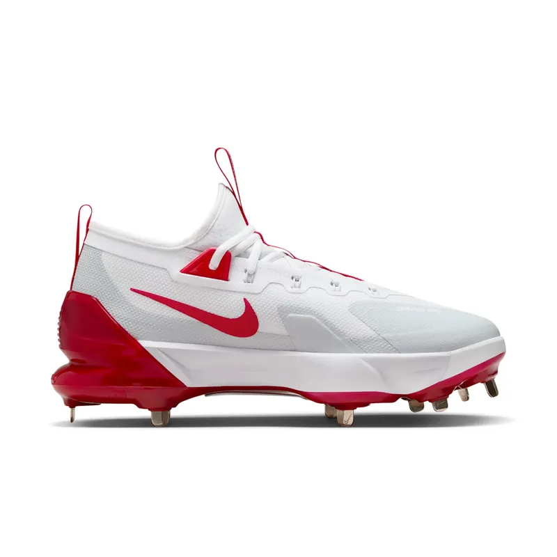 Nike Force Zoom Trout 9 Elite White Pure Platinum Team Red University Red (FB2906-101)