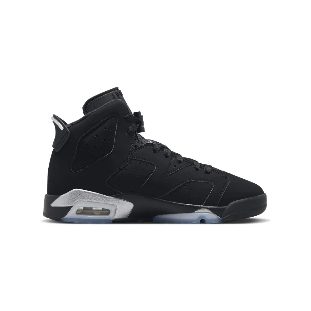 Air Jordan 6 Retro Black/Black/Metallic Silver (DX2835-001)