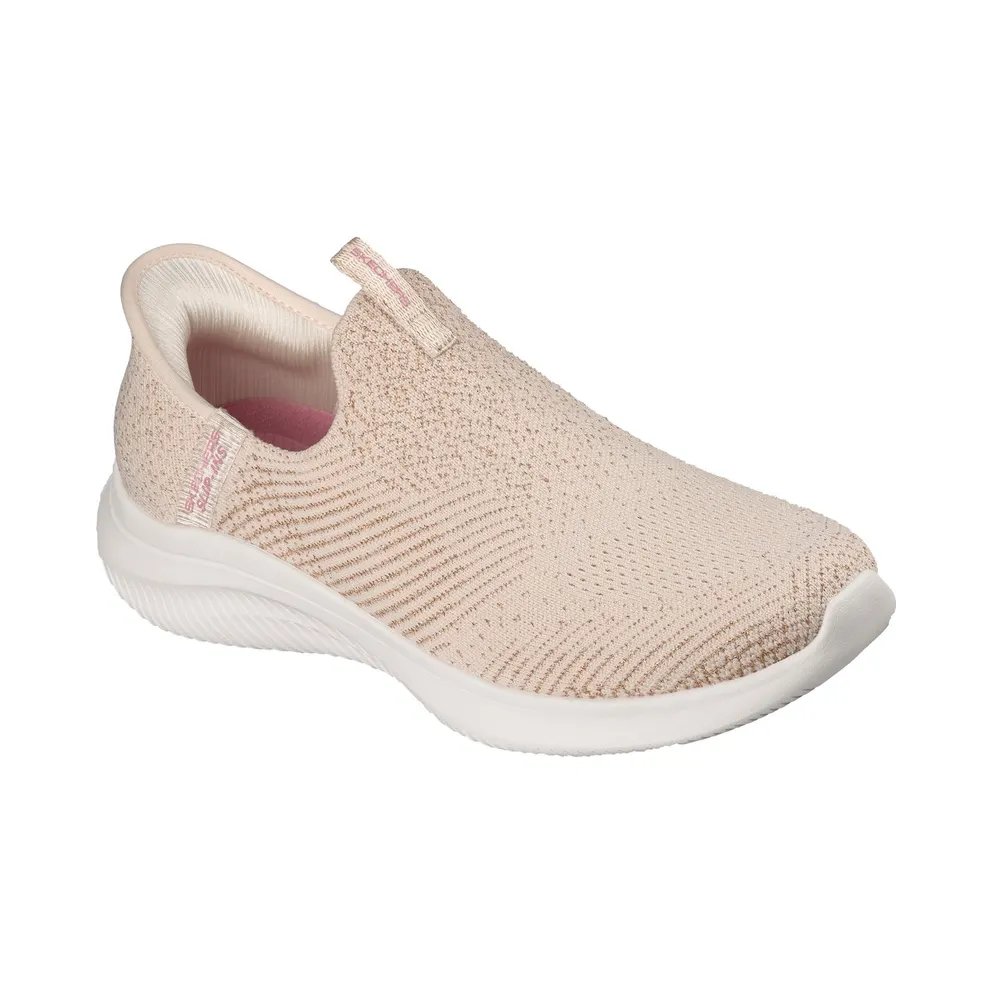Skechers Slip-ins: Ultra Flex 4.0 – Midnight Sparkle Sneaker Natuurlijk/Gold
