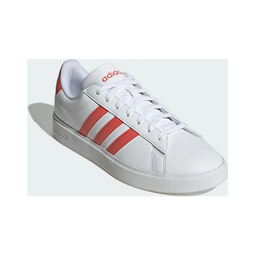 adidas Grand Court Cloudfoam Comfort Cloud White / Preloved Scarlet / Cloud White (ID2948)