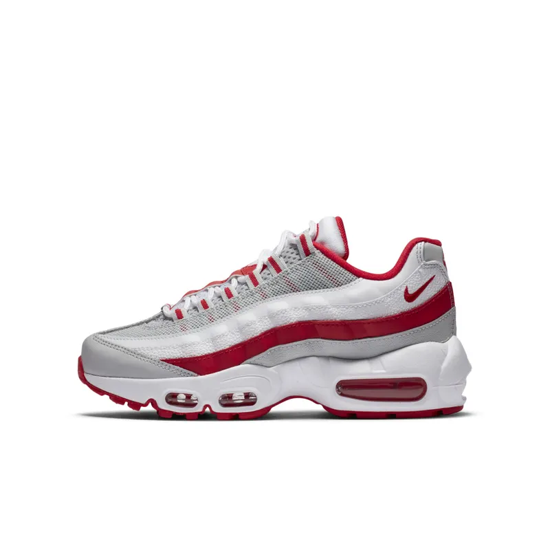 Nike Air Max 95 Recraft Grey Fog Hyper Red (GS) Grey Fog/White-Hyper Red (CJ3906-004)