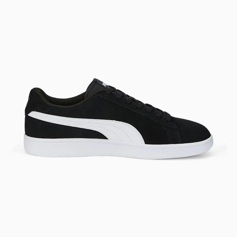 Puma Smash V2 brede White/Black (386436-01)