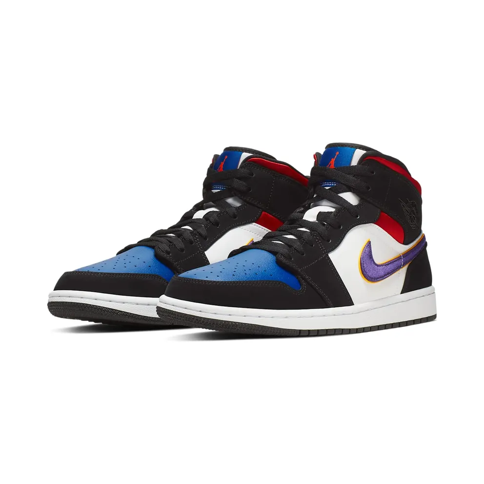 Air Jordan Nike AJ I 1 Mid ‘Lakers Top 3’ (2019) (852542-005)