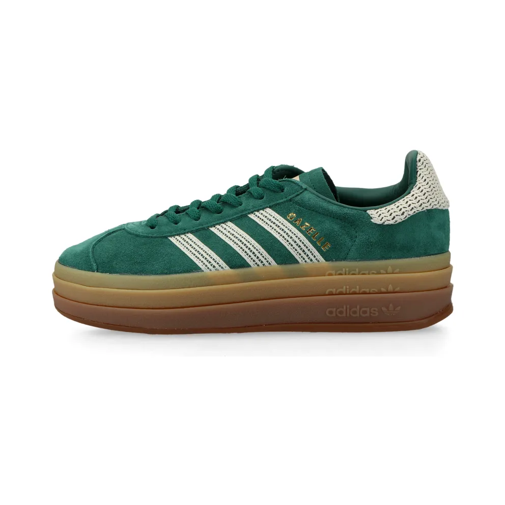 adidas Gazelle Bold W (collegiate green / wonder white / gold metallic) – JS3358