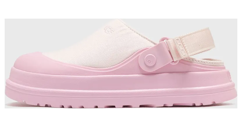 UGG GoldenGlow Canvas Clog Pink Diamond