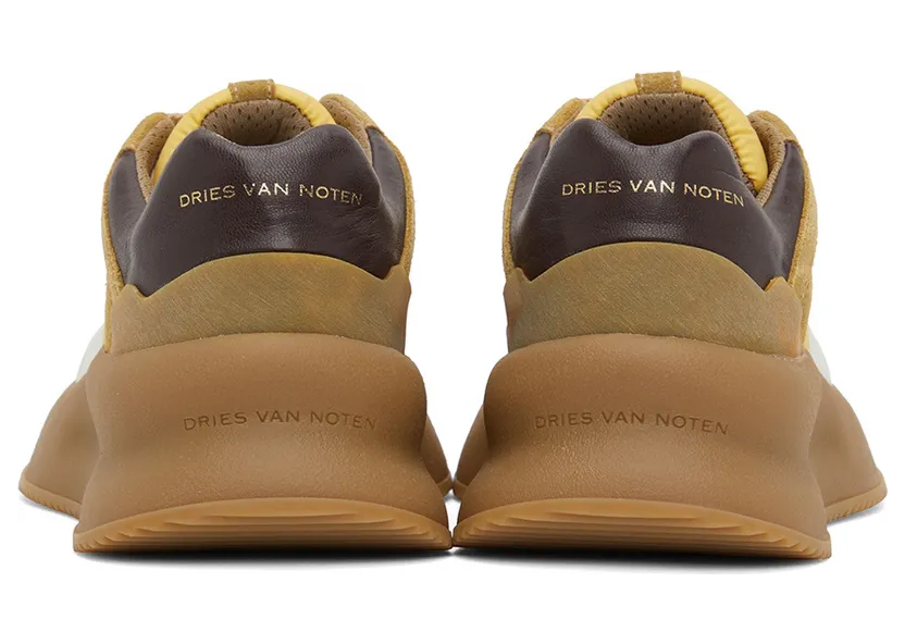 Dries Van Noten Tan Platform Sneakers (MS221-131-129) (2)