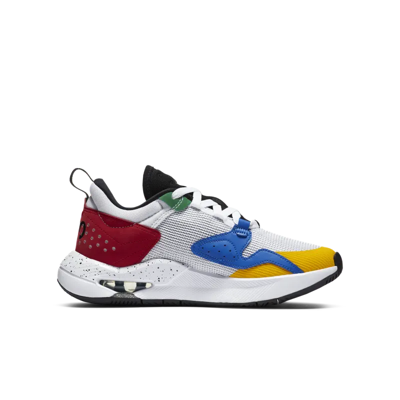 Jordan Air Cadence Olympic Rings (GS) White/Black-Varsity Red-Varsity Maize (CQ9233-101)