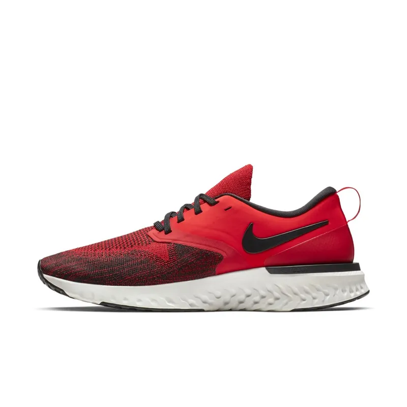 Nike Odyssey React Flyknit 2 Red Orbit Red Orbit Black Off White Metallic Gold (AH1015-600)