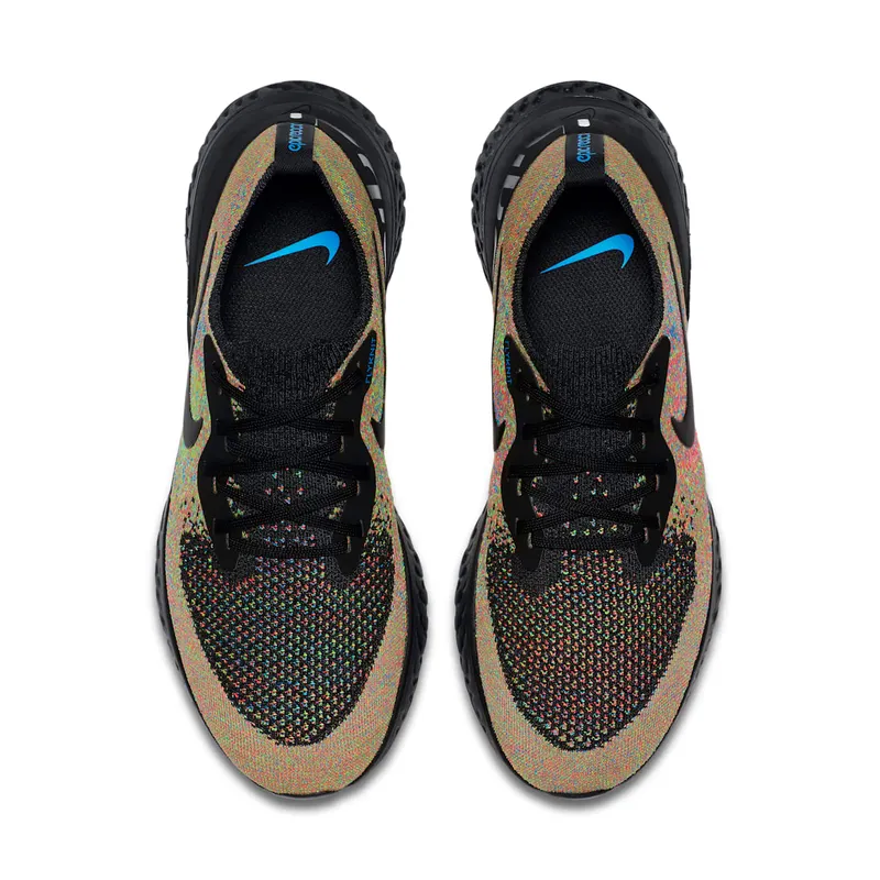 Nike Epic React Flyknit Multi-Color Black/Black-Volt (AT6162-001)