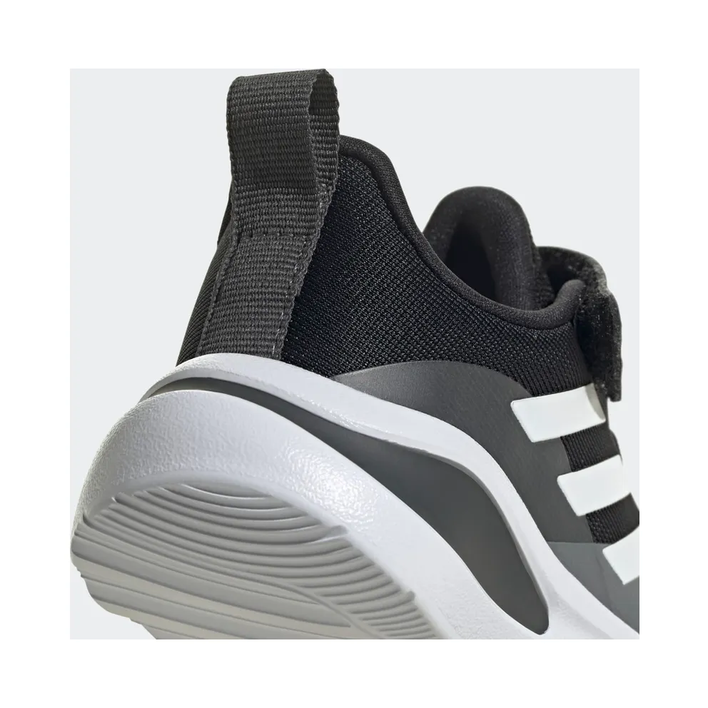 Adidas FortaRun Elastic Lace Top Strap Running Shoes Core Black / Cloud White / Grey Six (FZ5499)