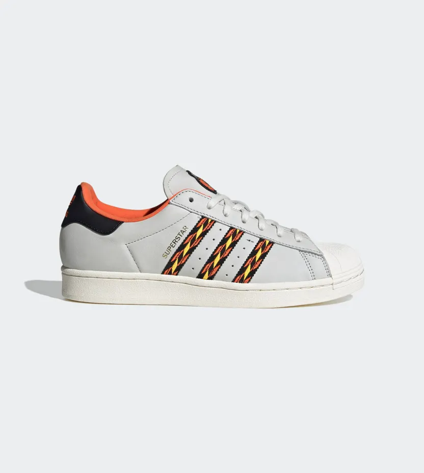 adidas Superstar Crystal White / Semi Impact Orange / Cloud White (HR1433)