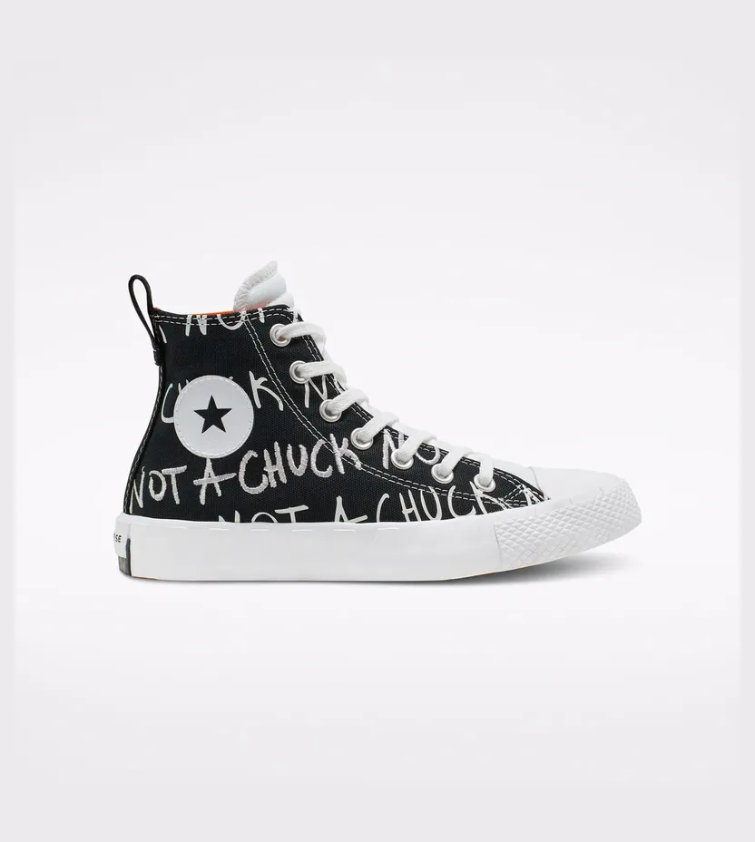 Converse UNT1TL3D High Top Black/white/bold Mandarin (266514C)