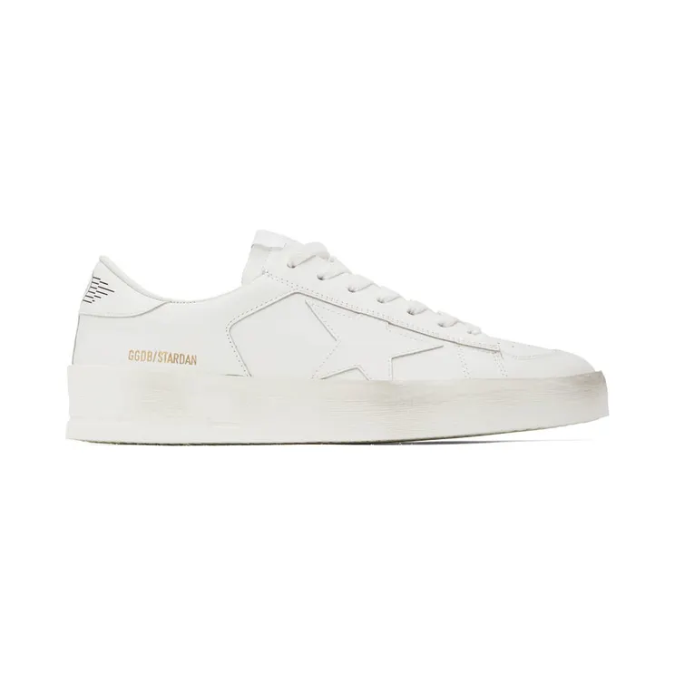 Golden Goose White Stardan Low Top Sneakers (GMF00128.F000566.10100)