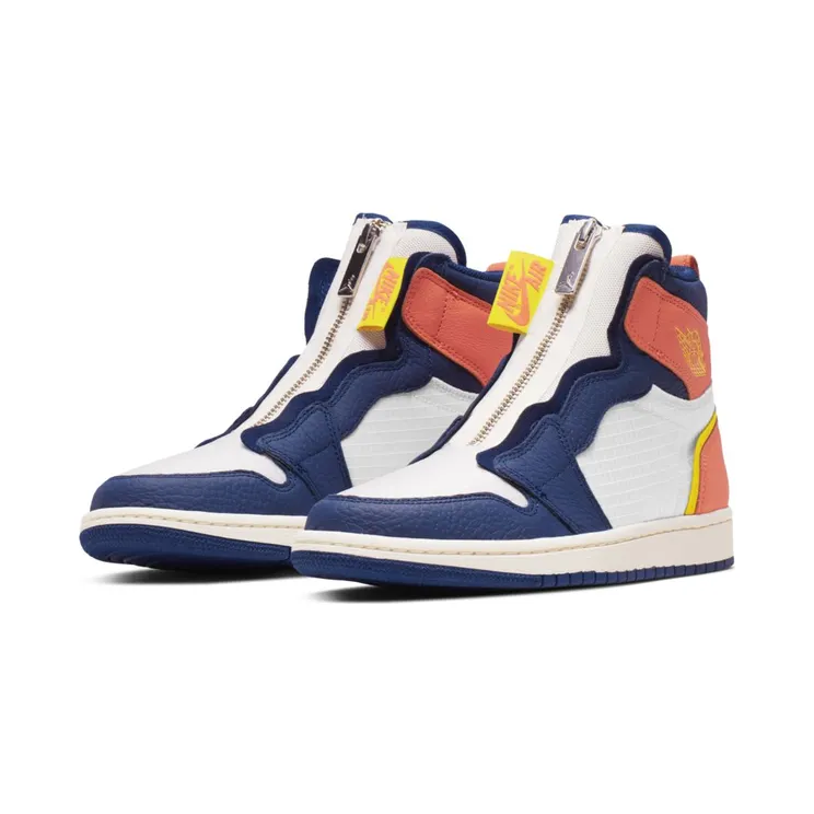 Jordan 1 Retro High Zip Blue Void Turf Orange (W)