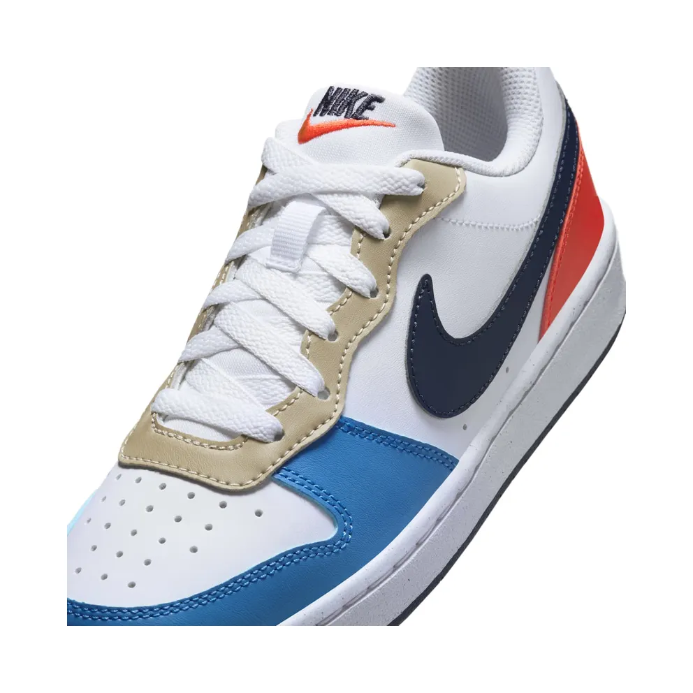 Nike Court Borough Low Recraft White Light Crimson Blue Beyond Thunder Blue (DV5456-124)