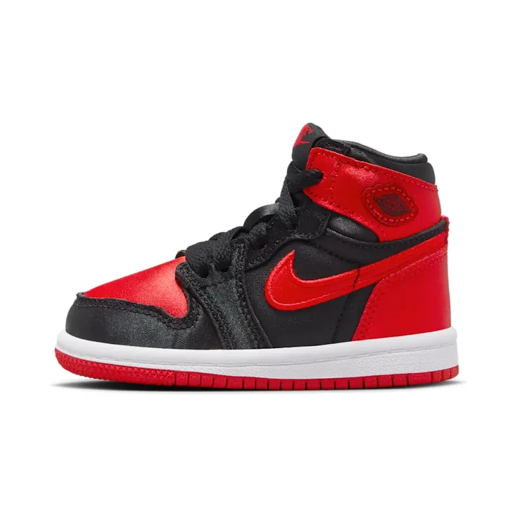 Jordan 1 Retro High OG TD Satin Bred “Black / White / University Red” (FD5305-061)