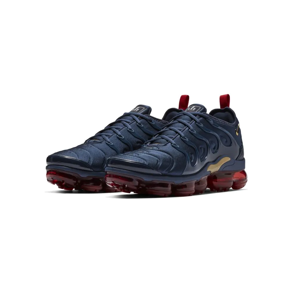 Nike Air VaporMax Plus Olympic Midnight Navy/Metallic Gold-Black (924453-405)