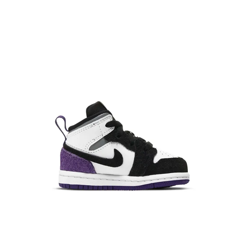 Jordan 1 Mid SE Purple (TD) White/Black-Light Solar Flare Heather-Varsity Purple (BQ6933-105)