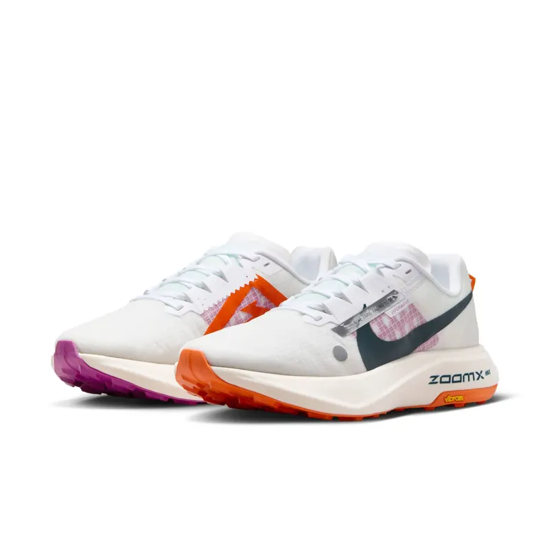 Nike ZoomX Ultrafly Trail White Safety Orange Vivid Grape (DZ0489-101)