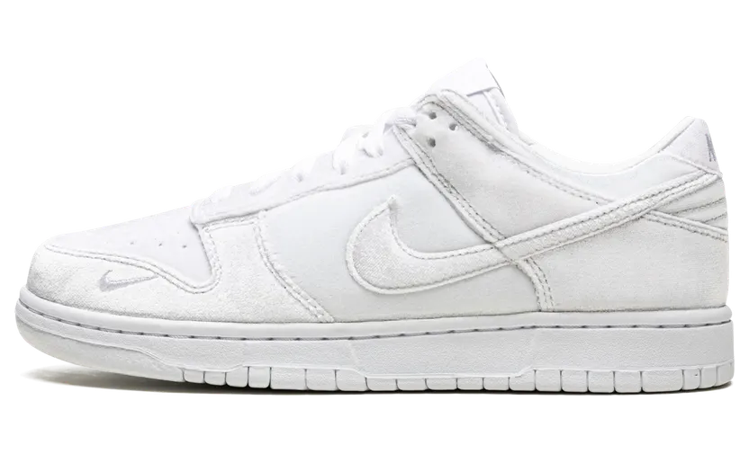 Nike x Dover Street Market Dunk Low Triple White – “White / White / White” (DH2686-100)