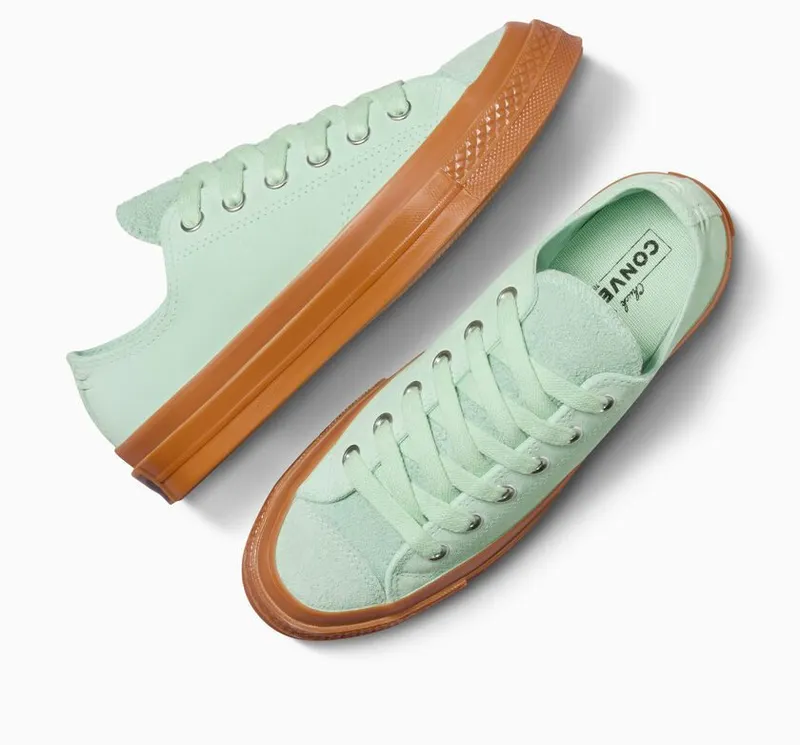 Converse Chuck 70 Suede Sticky Aloe/Gum Honey/Egret (A10136C)