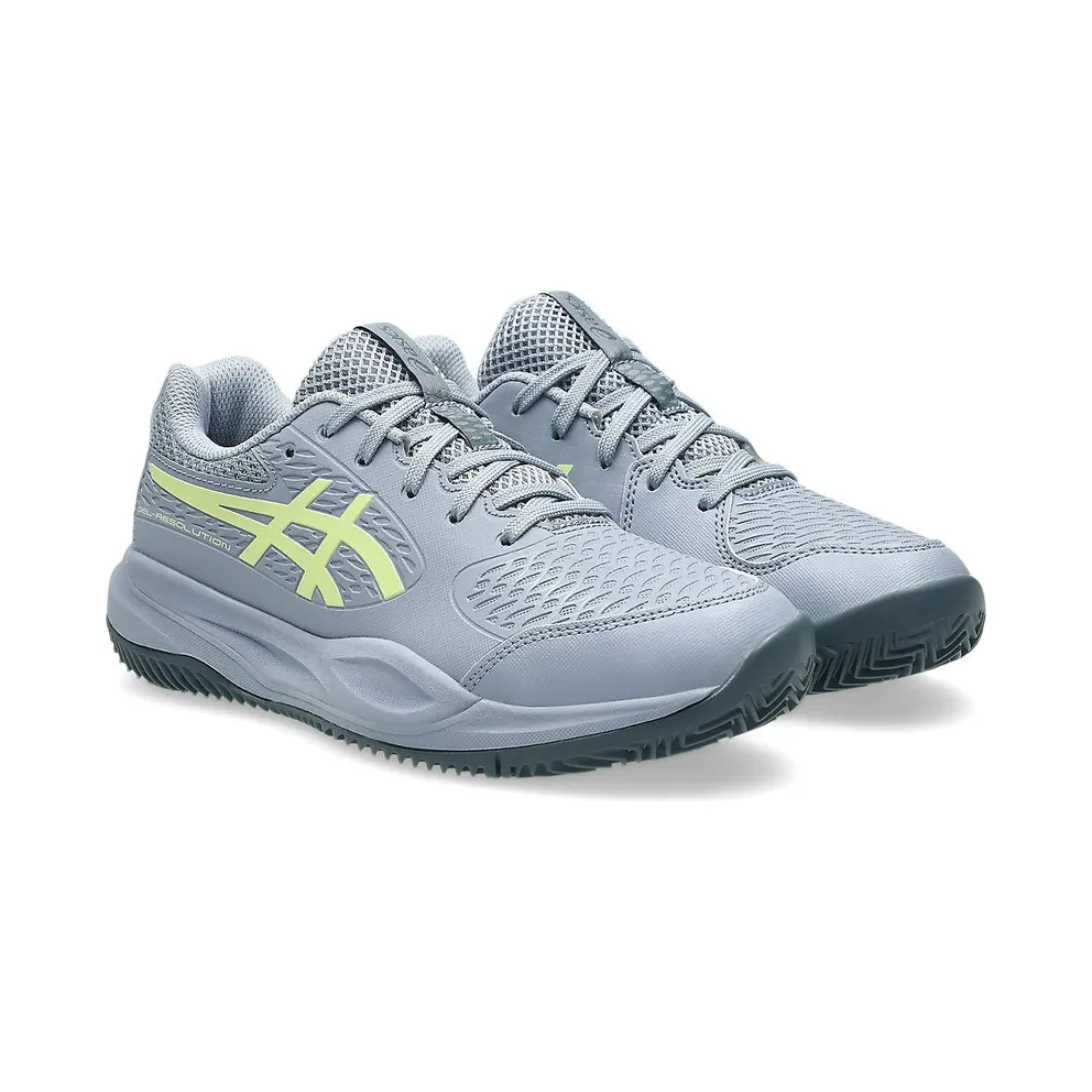 ASICS GEL-RESOLUTION X GS CLAY “Grey Blue / Pistachio” (1044A080-402)
