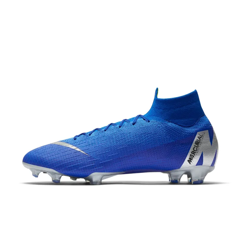 Nike Mercurial Superfly 6 Elite FG Racer Blue Racer Blue/Black-Metallic Silver-Volt (AH7365-400)