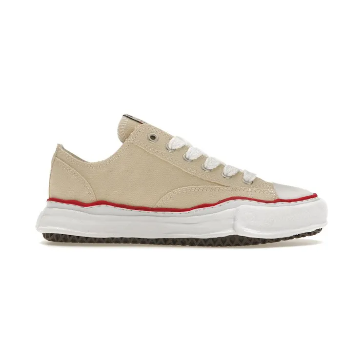 Maison Mihara Yasuhiro Peterson OG Sole Canvas Low Natural (A04FW729)