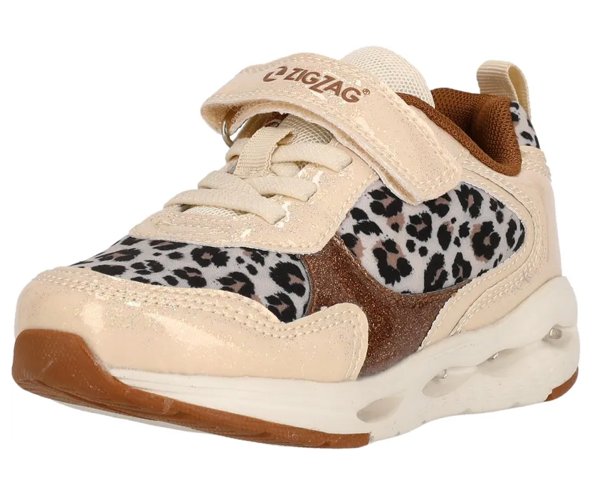Zigzag sneaker Beige / Lichtbeige / Donkerbeige / Sepia / Zwart (Z222301-1059)