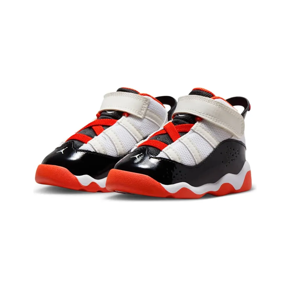 Jordan 6 Rings White Black Sail Team Orange (DV1344-108)
