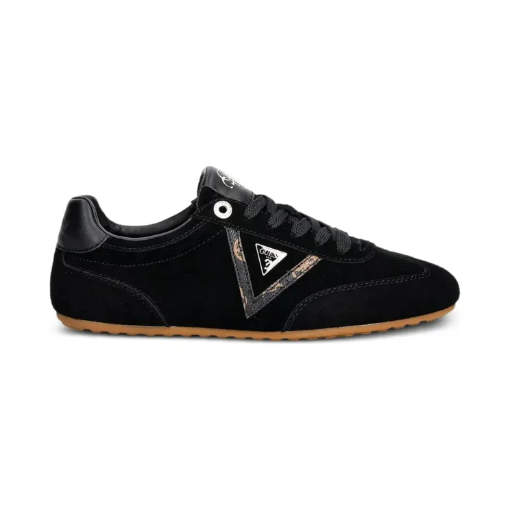 Guess Usa suede logo-patch “Black” (FLTRELSUE12)