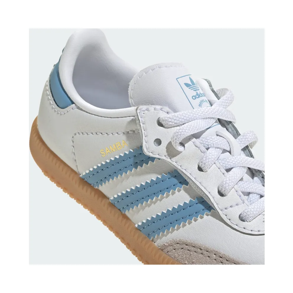 adidas Samba OG Comfort Closure Cloud White Ash Blue Gum (JQ3189)