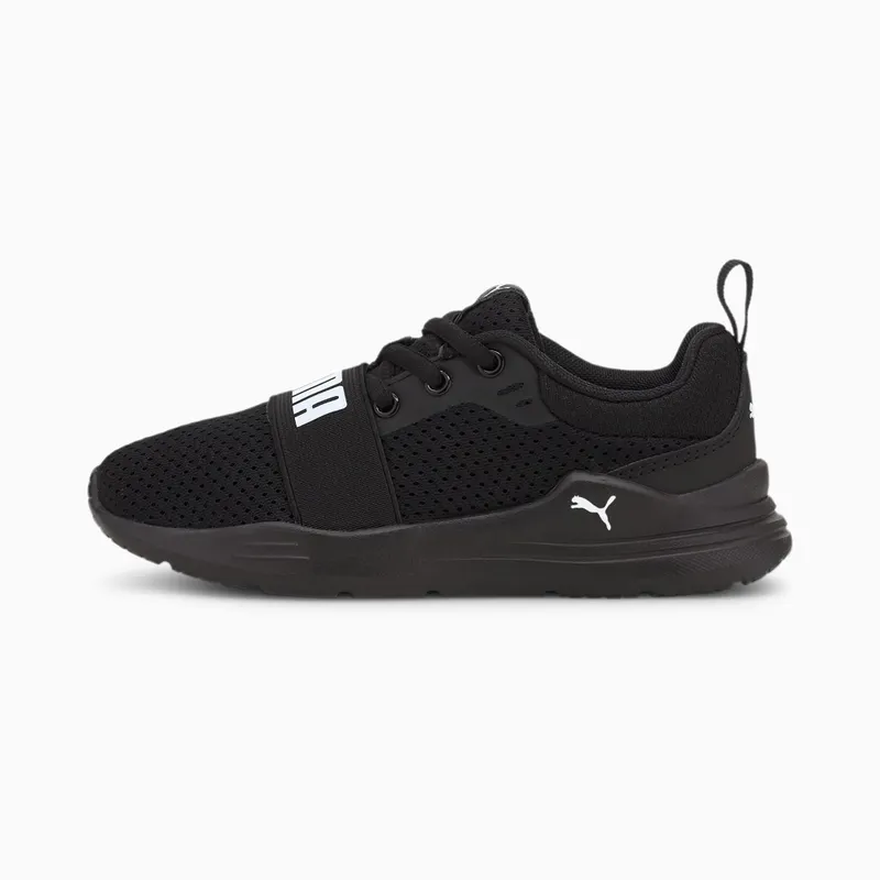 PUMA Wired Run Kids’ Black/White (374216-01)