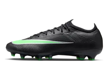 Nike Mercurial Vapor 17 Elite Firm-Ground Low-Top “Black/Black/Illusion Green” (IO4252-001)