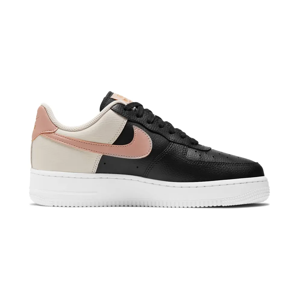Nike Air Force 1 ’07 “Black / Light Orewood Brown / White / Metallic Red Bronze” (CU5311-001)
