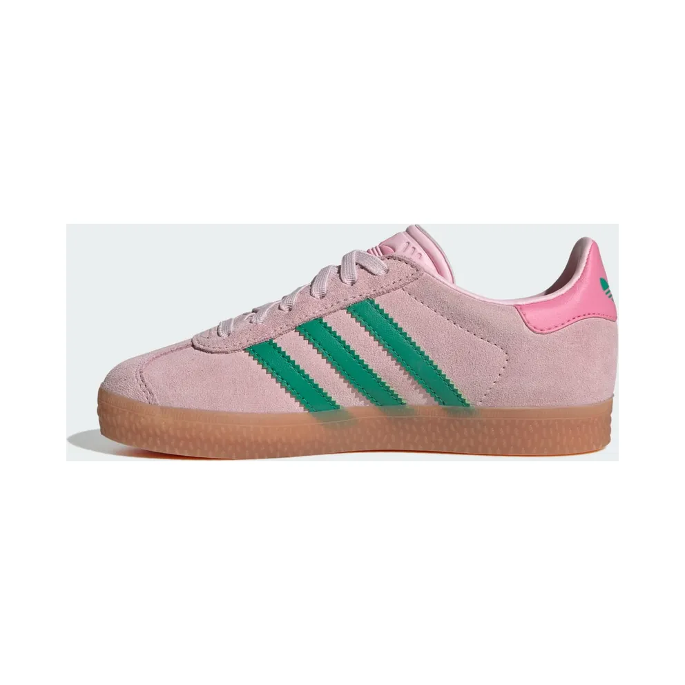 Adidas Gazelle Comfort Closure with Elastische Veters Kids Clear Pink / Court Green / Bliss Pink (JQ7837)