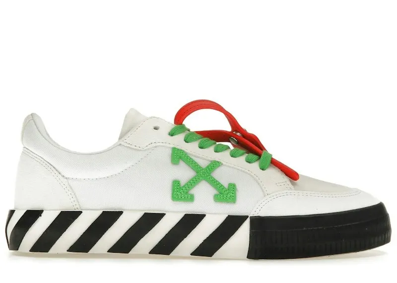 OFF-WHITE Vulc Low White Lime Green (OMIA085S23LEA0050155)