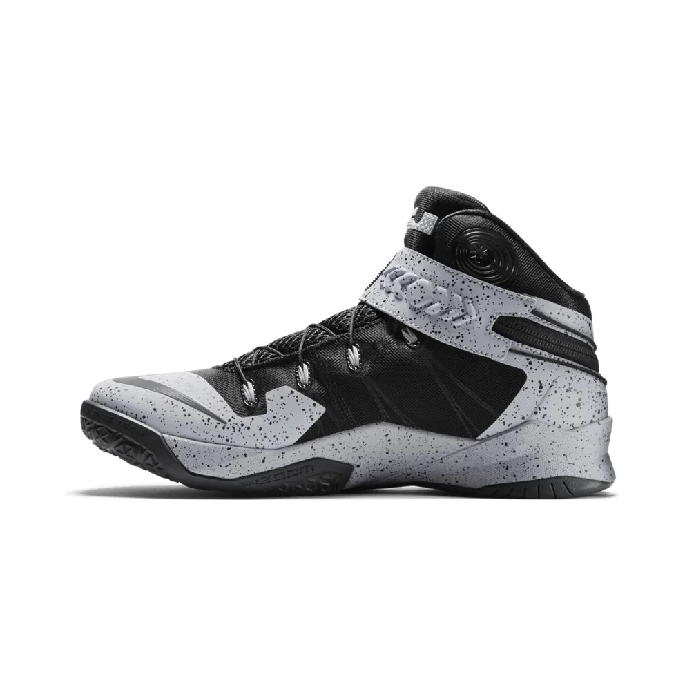 LeBron Soldier 8 “FLYEASE” Black/Black-Wolf Grey (805894-002)