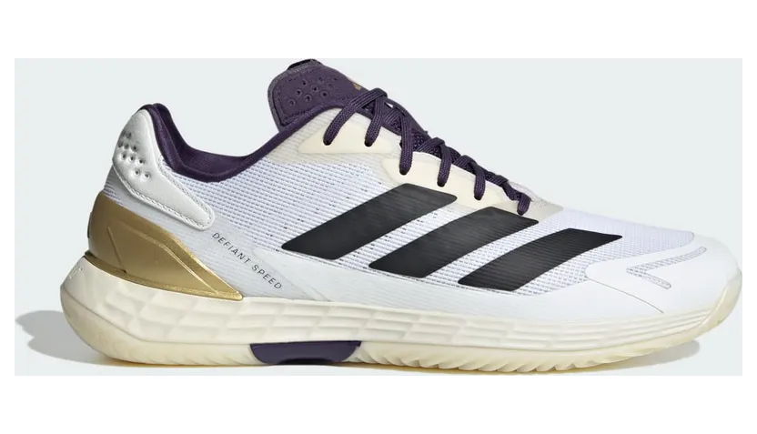 adidas Defiant Speed 2 Cloud White Core Black Aurora Plum (JR2008)