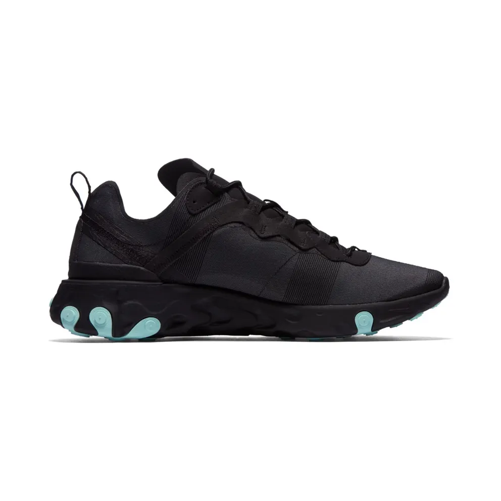 Nike React Element 55 Black Aurora Green Black/Aurora Green-Cool Grey (BQ6166-004)