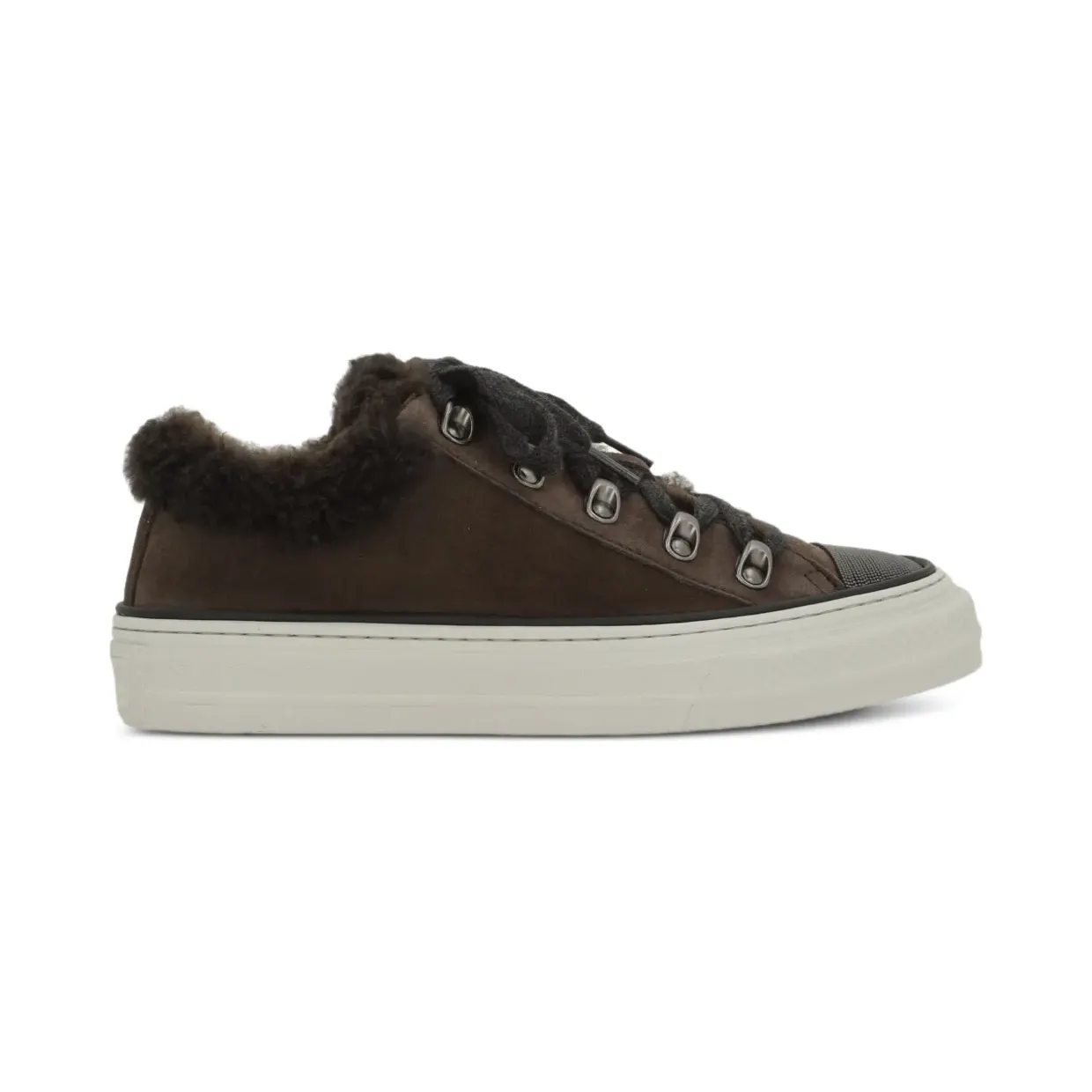 Brunello Cucinelli mit Shearling-Besatz “Brown” (MZSFG3131C7284)