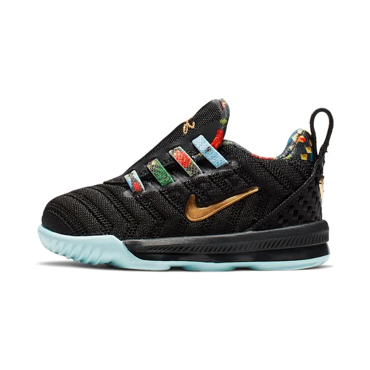 Nike LeBron 16 KC TD ‘Watch The Throne’ Black/Metallic Gold-Rose Frost (CJ6708-001)
