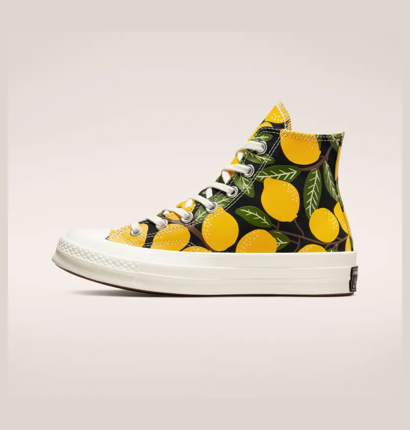 Converse Chuck 70 Lemons Zwart/amarillo/treeline