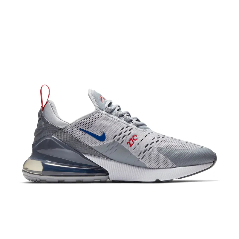 Nike Air Max 270 Grey Royal Red Wolf Grey/Game Royal-University Red (CD7338-001)